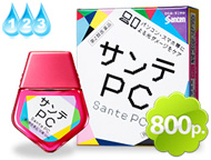 Японские капли для глаз Sante PC